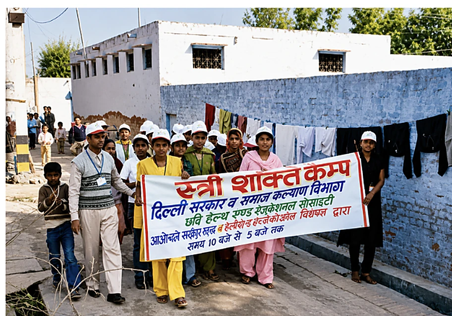 Participants at a CHES Stree Shakti women's empowerment camp